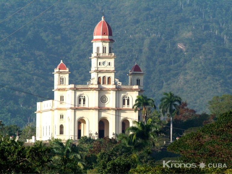 Nuestra Señora de la Caridad del Cobre Sanctuary panoramic view, Santiago de Cuba - "Tour to El Cobre Sanctuary"