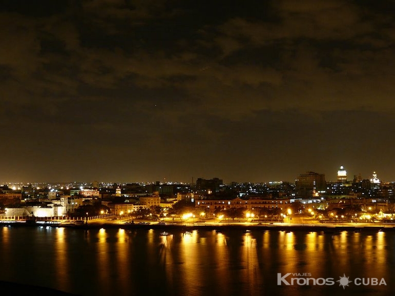 Panoramic View from Morro Cabaña Fortress-Havana-Cuba - “Havana Night” Tour