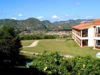 Panoramic hotel & Viñales valley view