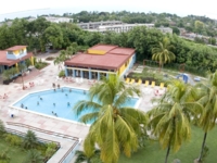 Panoramic pool view