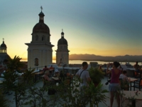 Panoramic Santiago de Cuba city view