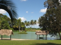 Panoramic lake view