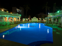 Hotel's pool panoramic view