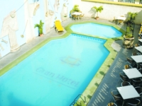 Aereal pool view