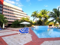 Panoramic hotel & pool view (Memories Miramar Havana Hotel section)