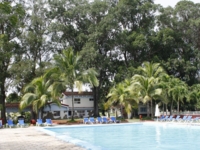 Panoramic pool & gardens view