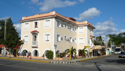 Panoramic hotel view