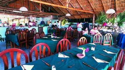 A la carte international beach restaurant El Patio