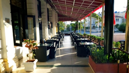 Terrace´s with city view