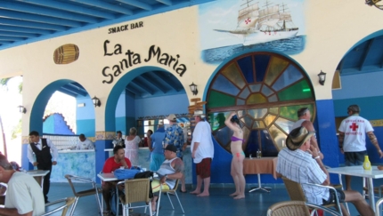 La Santa María (Atlántico section) Pool snack bar