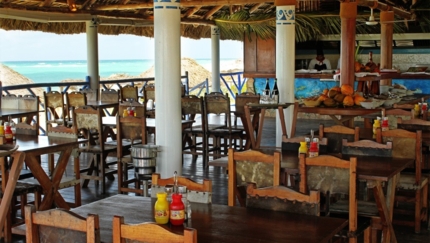 Beach Grill Restaurant Ranchon Los Quelonios
