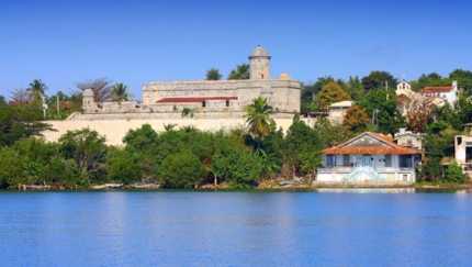 Cienfuegos Bay and Jagua Castle, Panoramic view