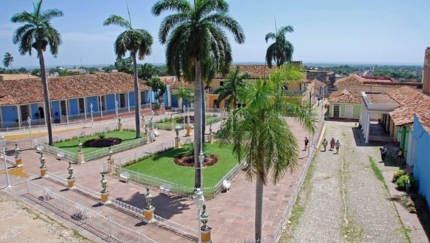 Plaza Mayor, Trinidad old city panoramic view
