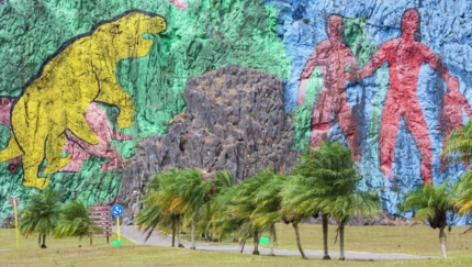 Prehistoric Mural, Viñales, WESTERN JEEP SAFARI Group Tour