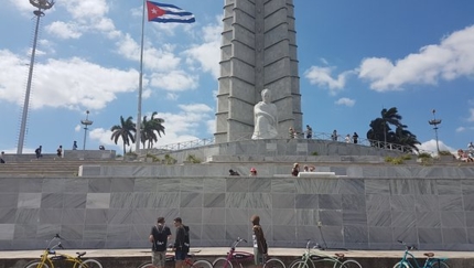 Revolution Square,  BIKE TOUR WESTERN AND CENTRAL CUBA.