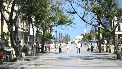 Paseo del Prado, panoramic view, CUBAN BEAUTY Group Tour