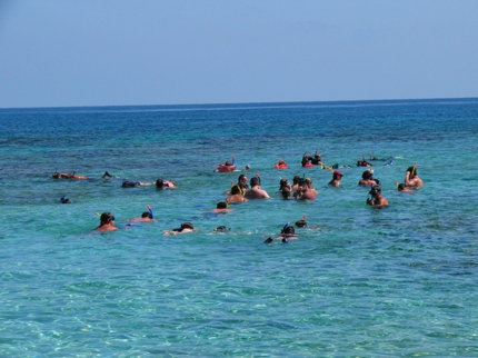 Snorkeling at Playa Coral, Matanzas