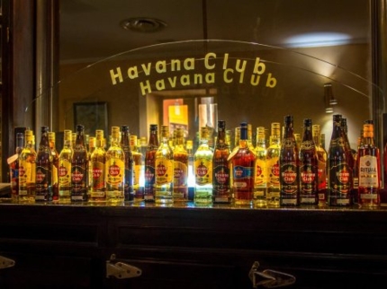 Bar of the Havana Club Rhum Museum view