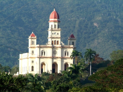 Nuestra Señora de la Caridad del Cobre Sanctuary panoramic view, Santiago de Cuba