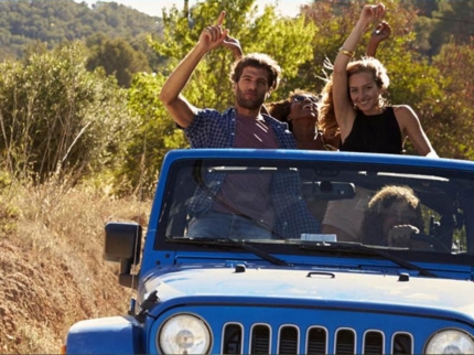 	Jeep safari rallying off road through the Cuban countryside