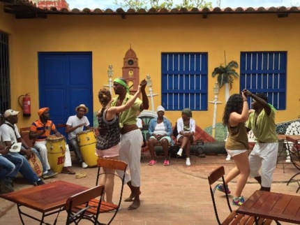 Dancing in La Canchánchara, Trinidad City
