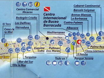 Varadero Bus Tour map