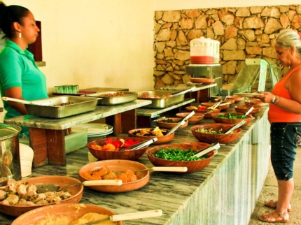 Ecological restaurant at National Botanical Garden