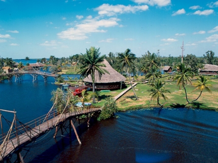 Guama tourist park panoramic view