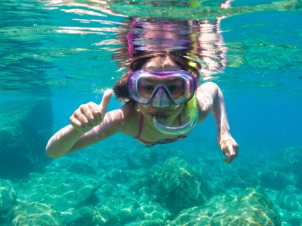 Snorkeling at Playa Coral, Matanzas