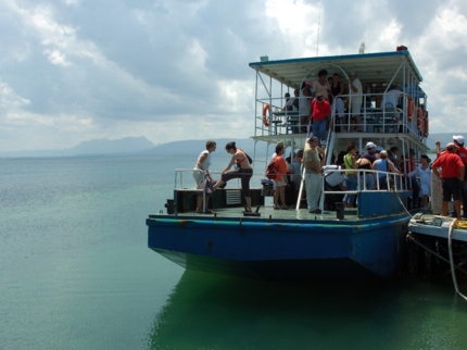 Boat ride to Cayo Levisa